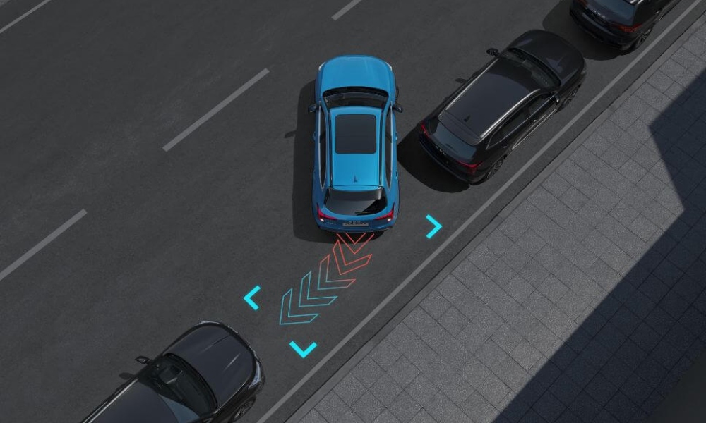 Vista de tecnologÃa de seguridad en auto GWM Jolion PRO